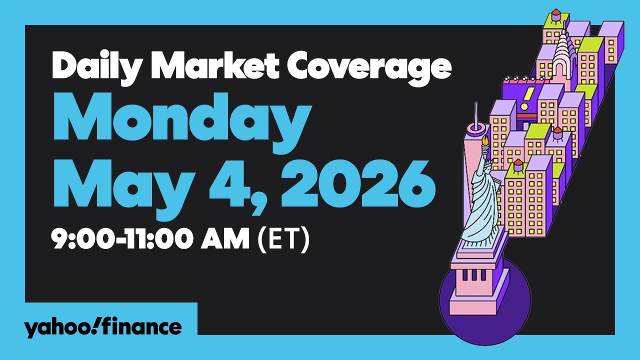 Yahoo Finance Live: Dow sags, S&P 500 and Nasdaq waver as Hormuz tensions increase | May 4, 2026