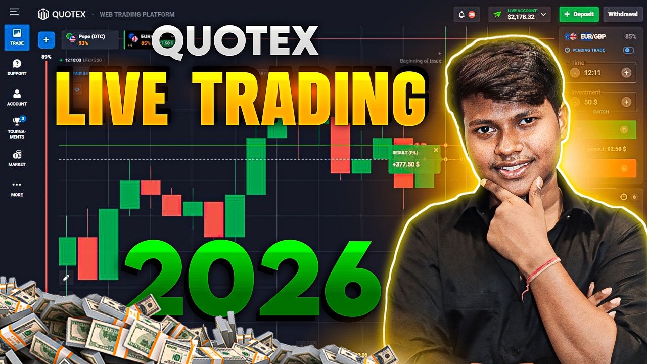 Quotex Live Trading  | The Best Way To Read Price Action | Financial Trader