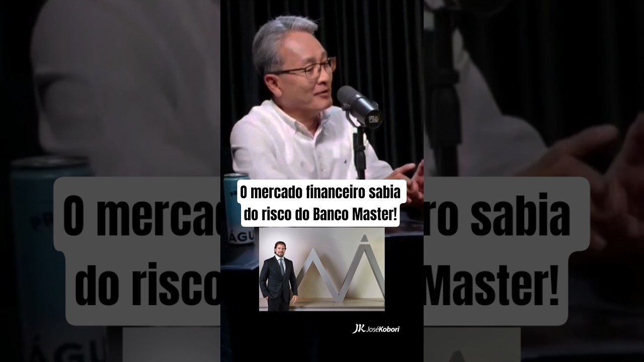 O mercado financeiro sabia do risco do Banco Master!