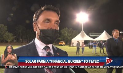 Minister Padarath : Solar Farm Project A Financial Burden To T&TEC