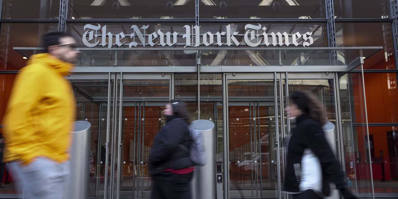 Trump Administration Sues New York Times Over Claim It Discriminated Against White Man