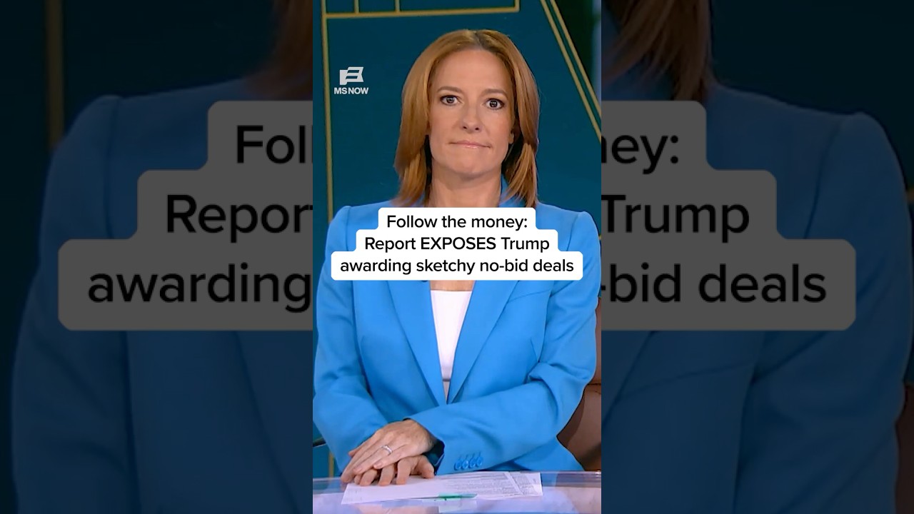Follow the money: Report EXPOSES Trump awarding sketchy no-bid deals