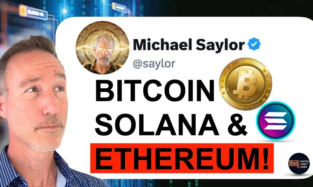 Michael Saylor Just Admitted He Was Wrong. Bitcoin, Solana & ETH.