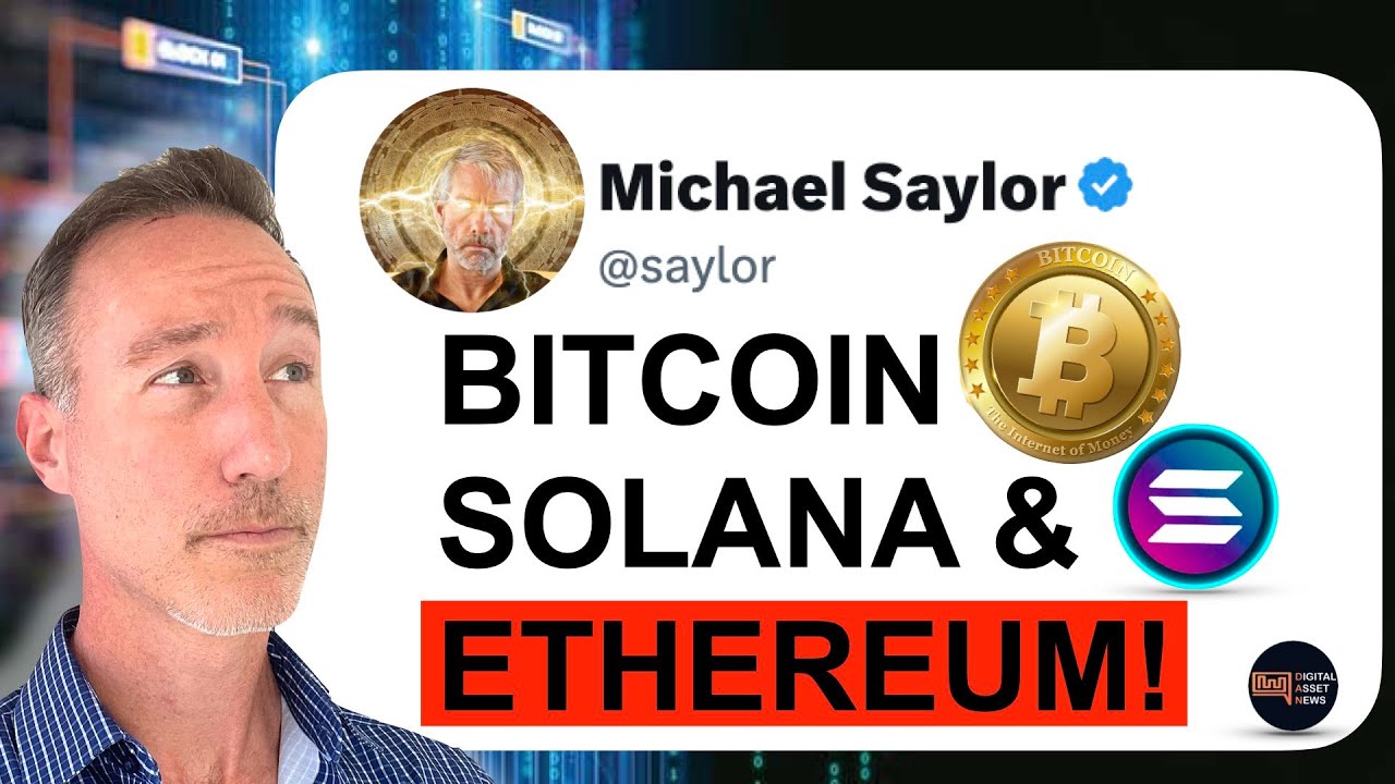 Michael Saylor Just Admitted He Was Wrong. Bitcoin, Solana & ETH.
