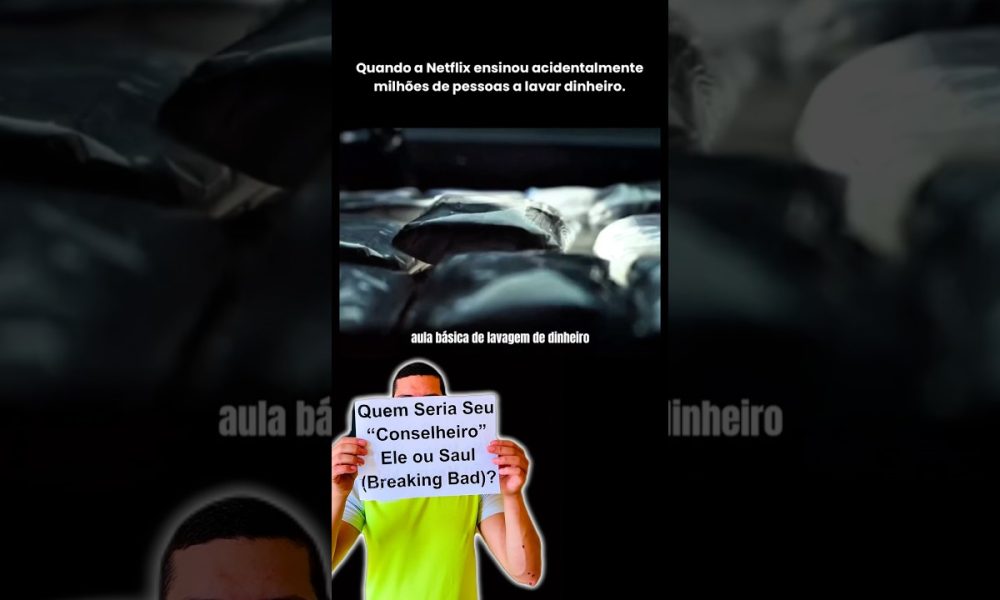 Aula Netflix - Lavar Dinheiro (Em 1 Minuto)