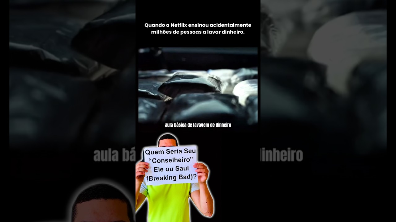 Aula Netflix - Lavar Dinheiro (Em 1 Minuto)