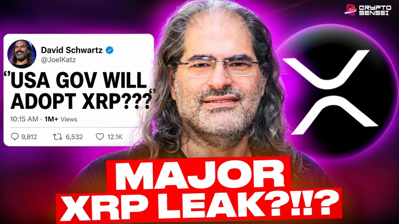 DAVID SCHWARTZ MASSIVE XRP LEAK?!?! (HUGE XRP-BOMB)