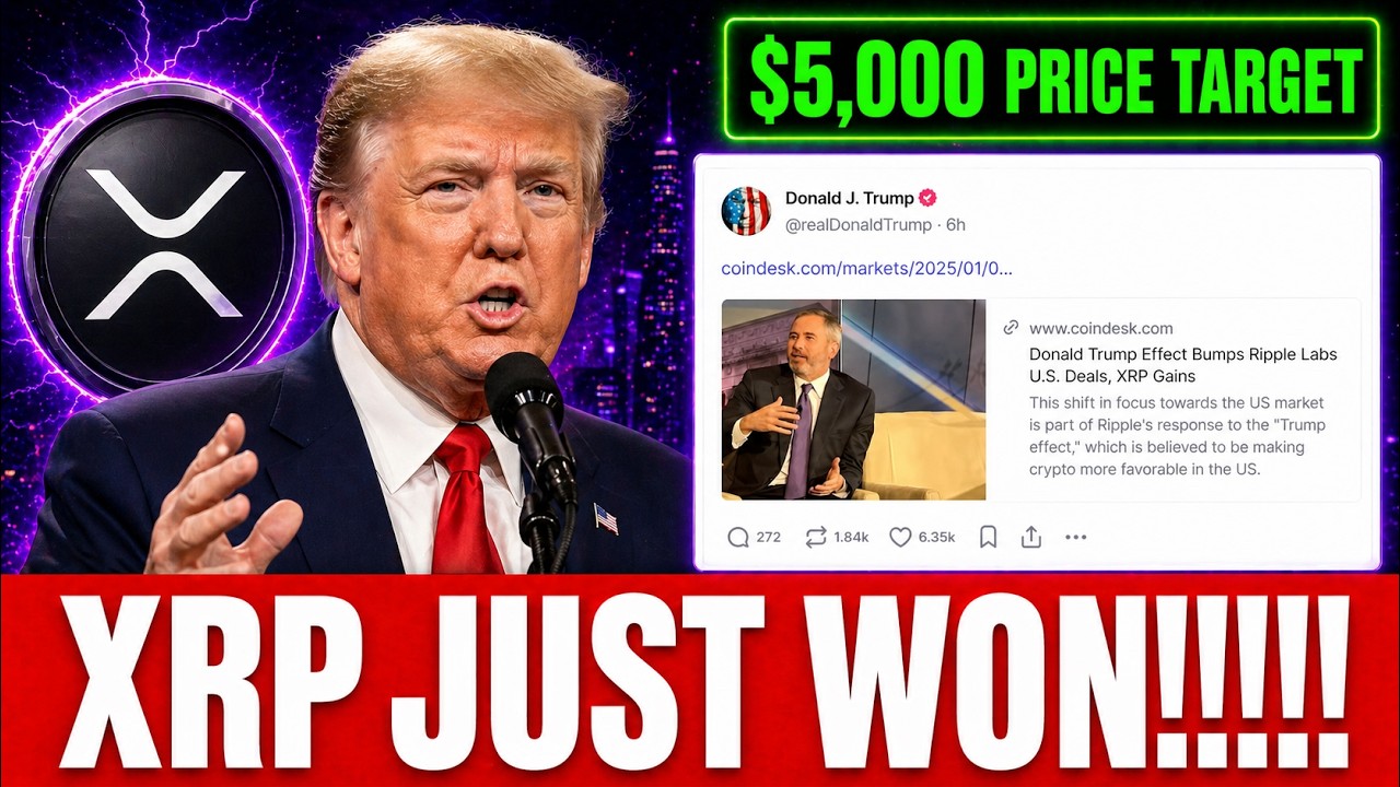 XRP NEWS TODAY : XRP BILL SIGNED!??!! FLOODGATES OPENING? $5000 XRP???