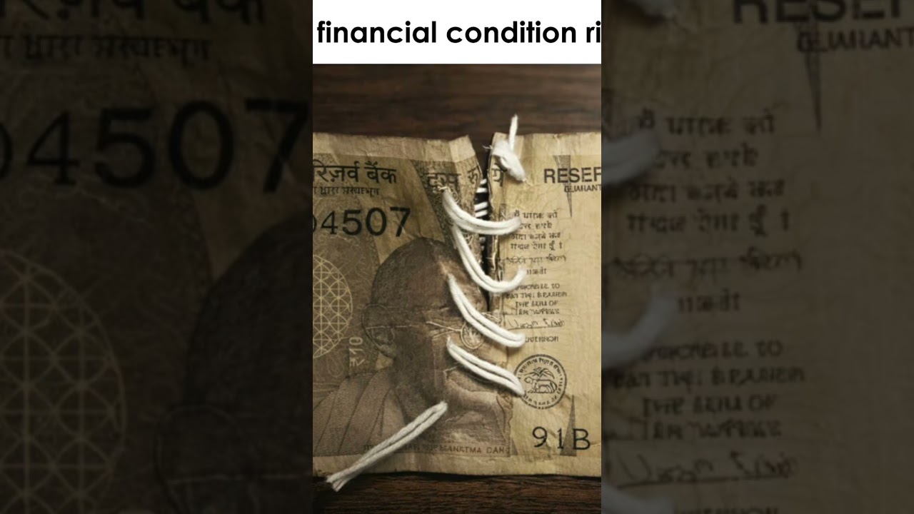 My financial condition right now
