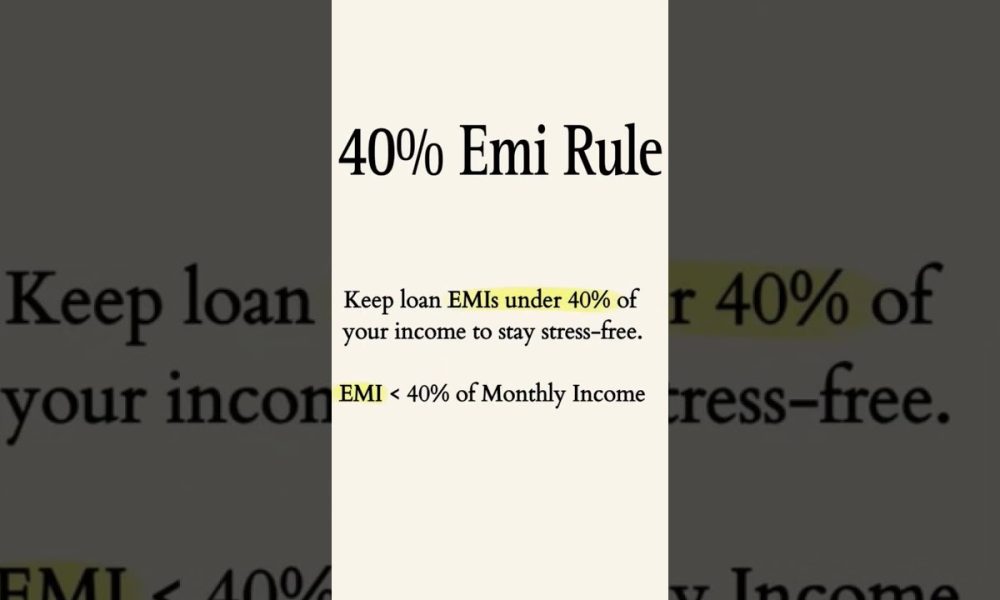 #facts #emi #finance #life #money