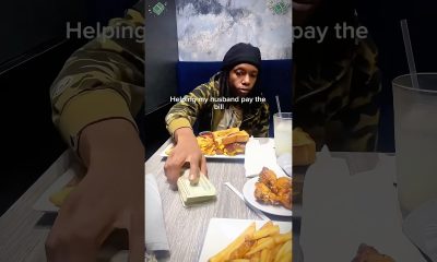 Helping your man pay the bill#couples #bill #money #trend #fyp