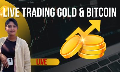 GOLD BITCOIN LIVE TRADING #bitcoin #crypto #forex