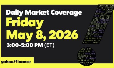 Yahoo Finance Live: Stocks rise as Apple-Intel deal report lifts chipmakers | May 8, 2026