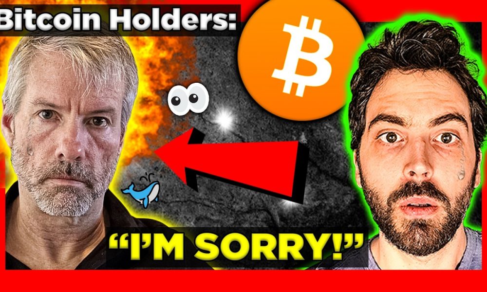 Michael Saylor DROPS BOMBSHELL on Bitcoin Holders!! (What Now?)