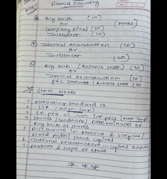 Tybcom sem 5 financial accounting most important questions #atktexams #tybcom #tybcomsem5 #bcom #art
