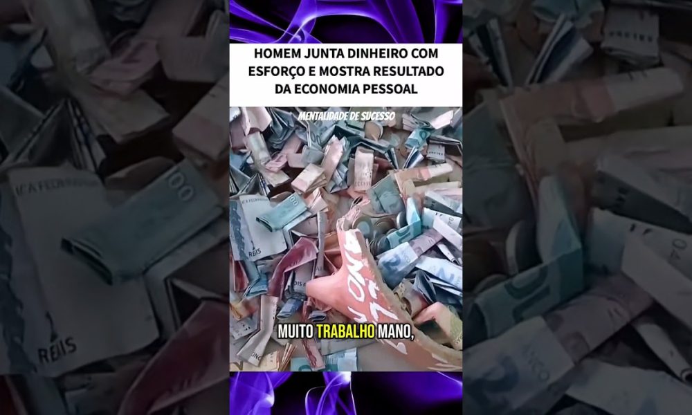 juntei muito dinheiro