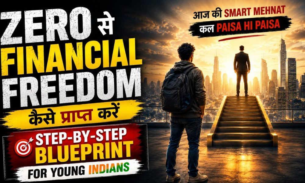 How to Achieve FINANCIAL FREEDOM at YOUNG AGE from ZERO Rupees: A Step-by-Step BLUEPRINT for Indians