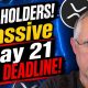 XRP HOLDERS! May 21 Could CHANGE EVERYTHING For XRP (And, All Of Crypto!)!