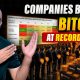 Companies Buying Bitcoin At Record Levels.