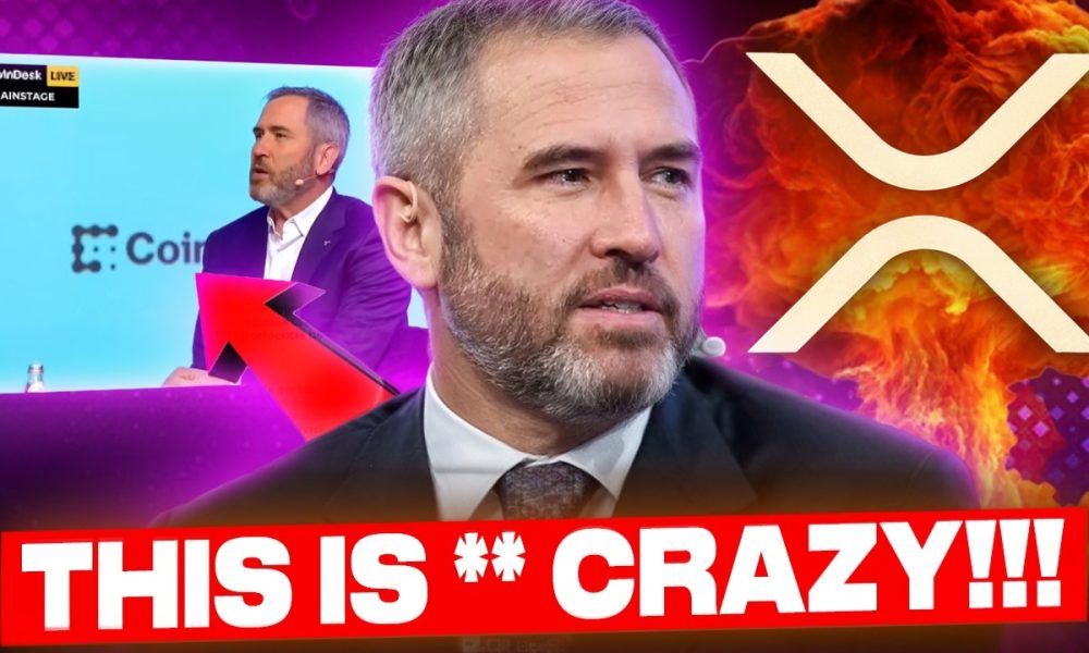 THIS IS **** CRAZY!!!! BRAD JUST DROPPED A MAJOR XRP-BOMB ON STAGE