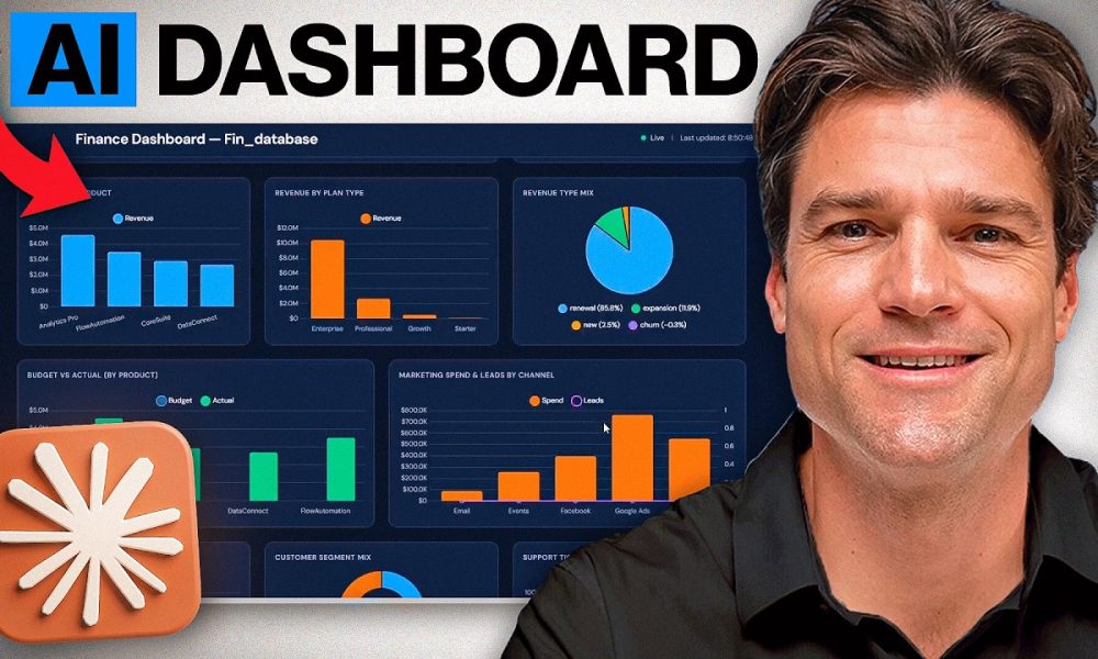 How I Built a Live Finance Dashboard With Claude (Full Tutorial)