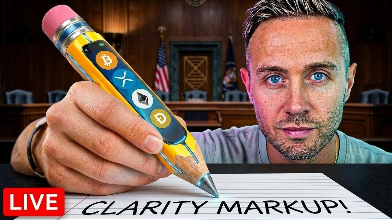 CRYPTO Clarity Act Markup LIVE! CRYPTO Revolution Starts NOW...