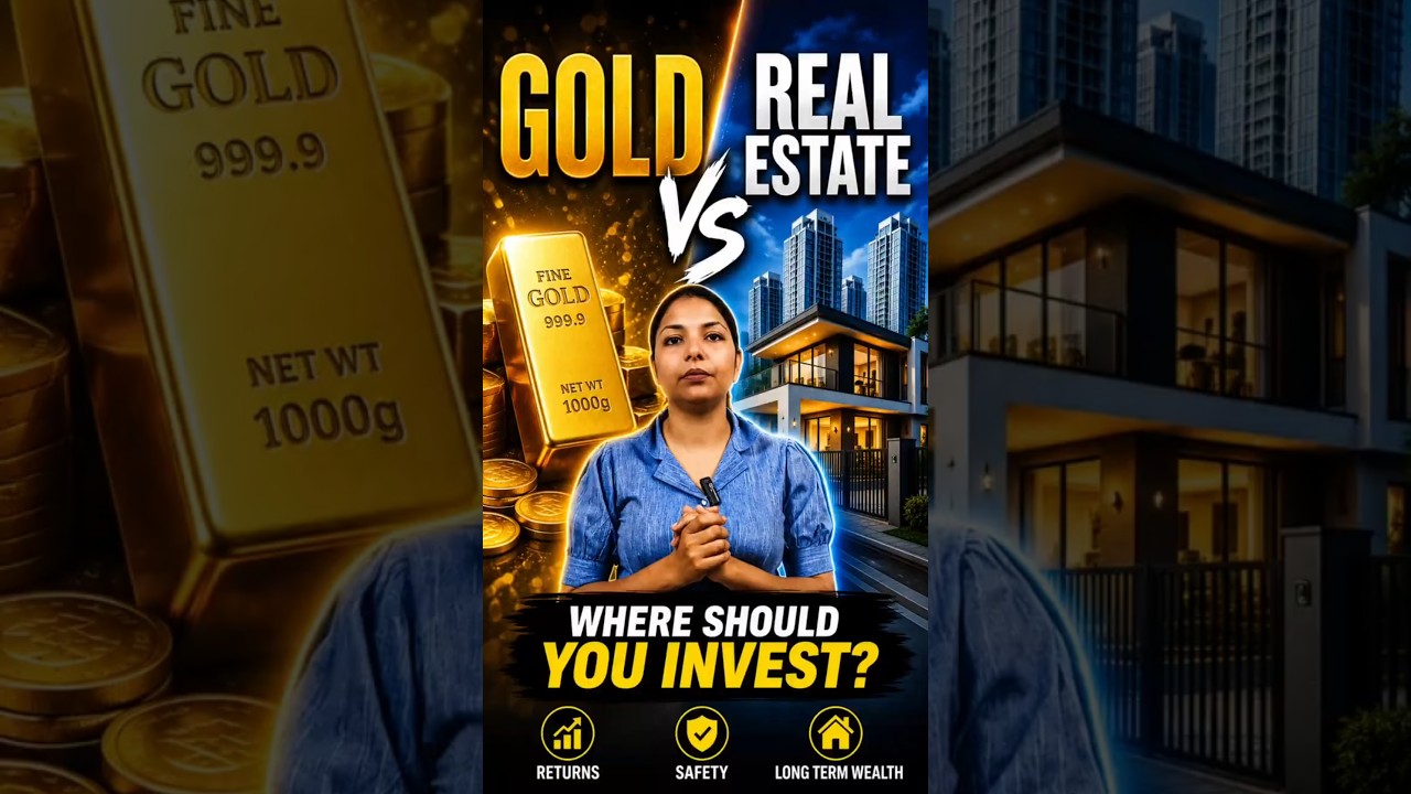 Gold vs Delhi Property #shorts #finance #gold #money #education