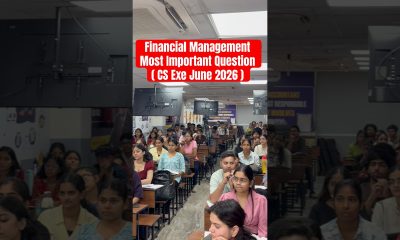 Financial Management Most Important  Topic For CS Executive June 2026 #cssexam #pw