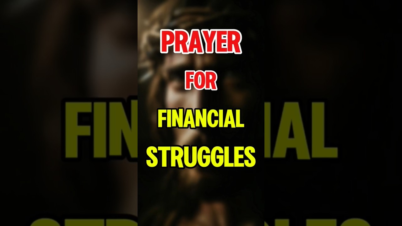 A Prayer for Financial Struggles #shortprayer #prayer #dailyprayer