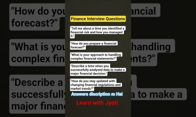 Finance Interview Questions answers #trending #shorts #finance