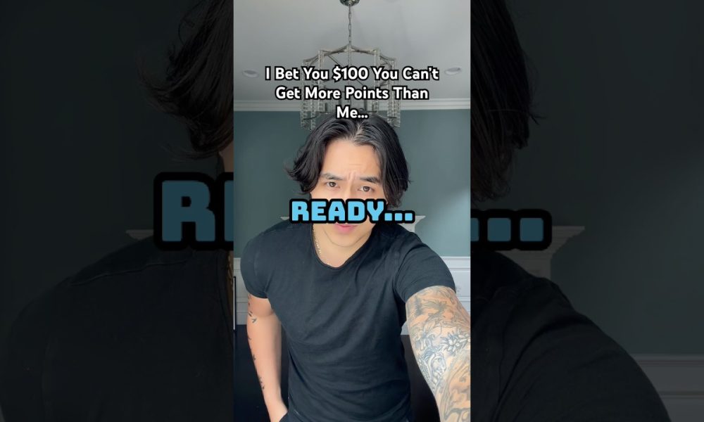 I Bet You $100 You Can’t Get More Points Than Me #viralshort #viralvideo
