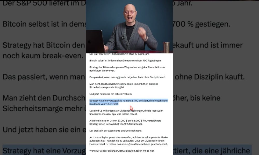 Saylor bricht sein Bitcoin-Versprechen