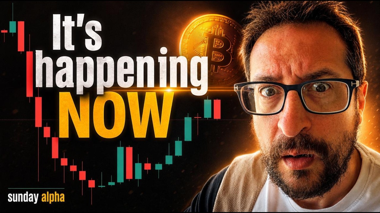 It's Happening NOW - Bitcoin About To Do It - Sunday Alpha Special