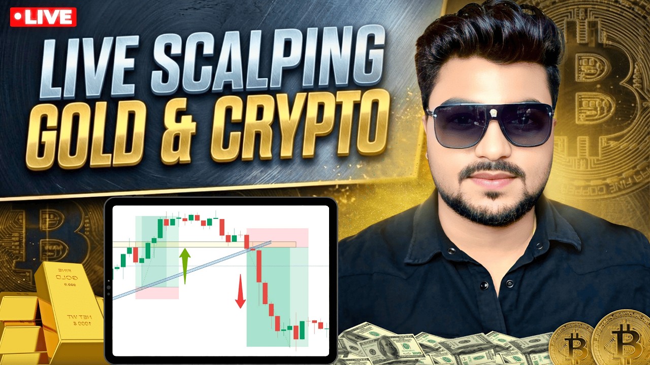 Crypto Gold Scalping Live Trading 15th May 2026 | #goldtrading #cryptotrading #bitcoin