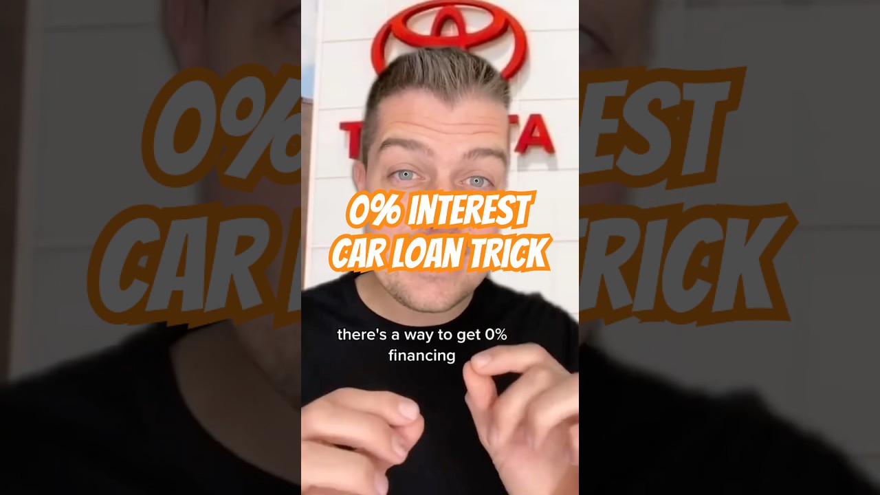 0% interest Car loan trick #carloan #finance #interestrates #shorts