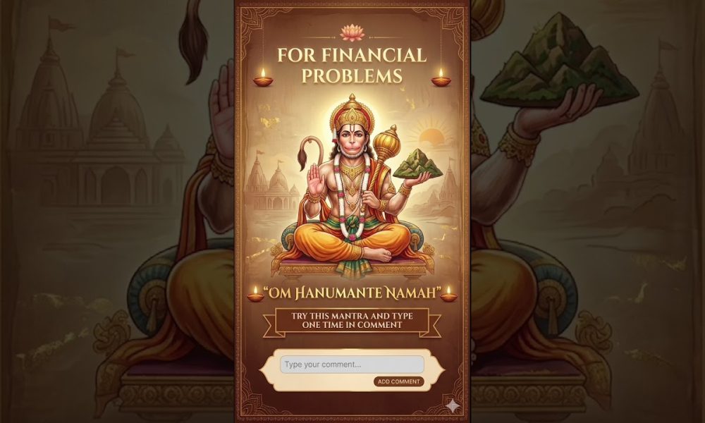 who has financial propble please try this mantra and type one time in comment " Om Hanumante namah "
