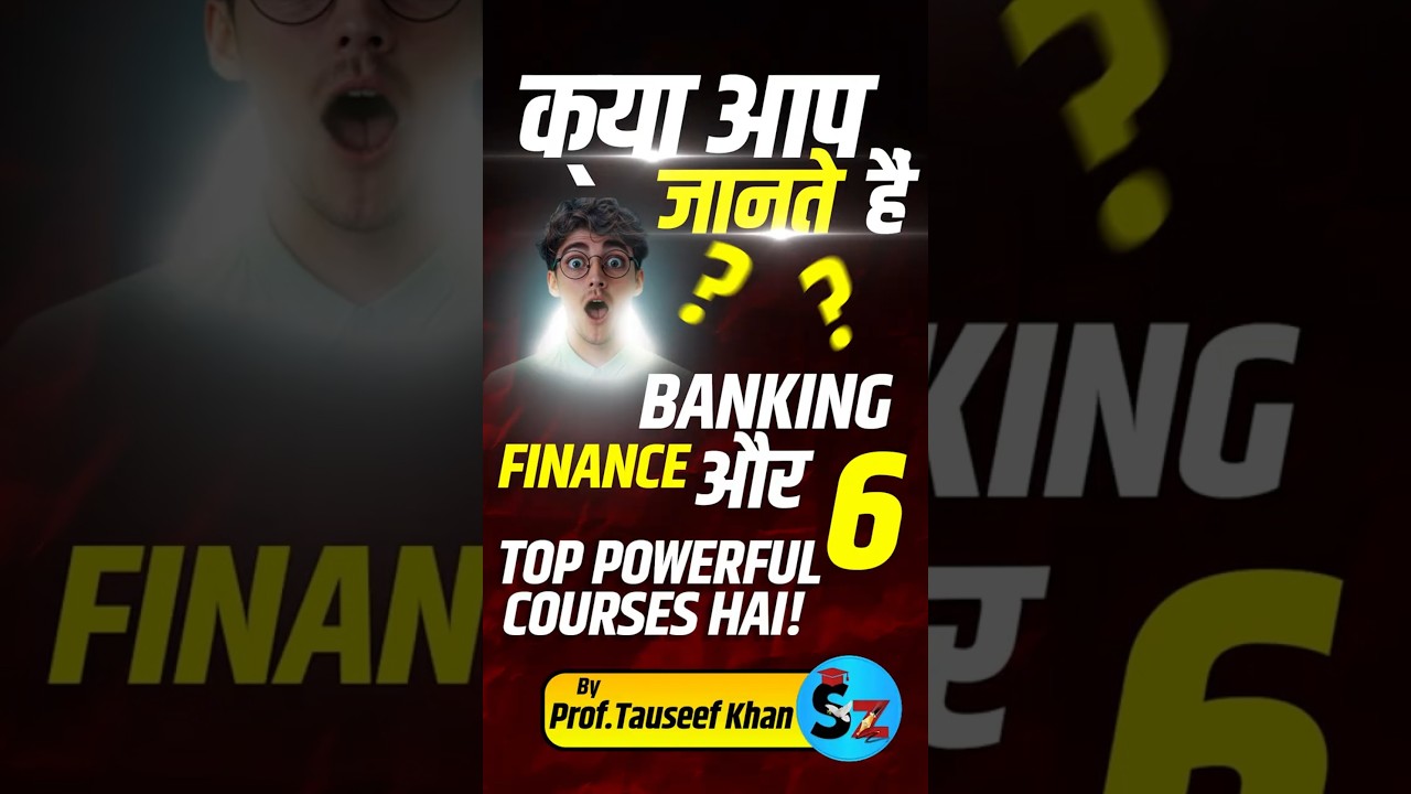 Top Finance Courses After 12th Commerce | By Prof.Tauseef Khan | Scholarszilla