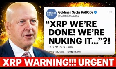 XRP MAJOR WARNING!!! GET ON THIS NOW! (GOLDMAN SACHS XRP)