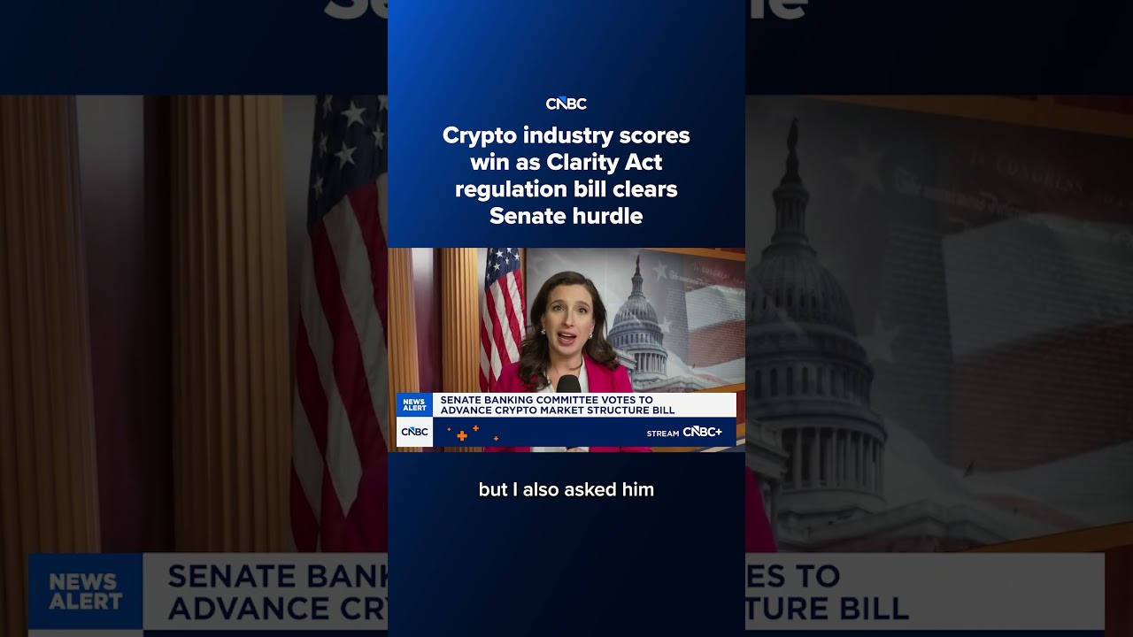 Crypto industry scores win as Clarity Act regulation bill clears Senate hurdle