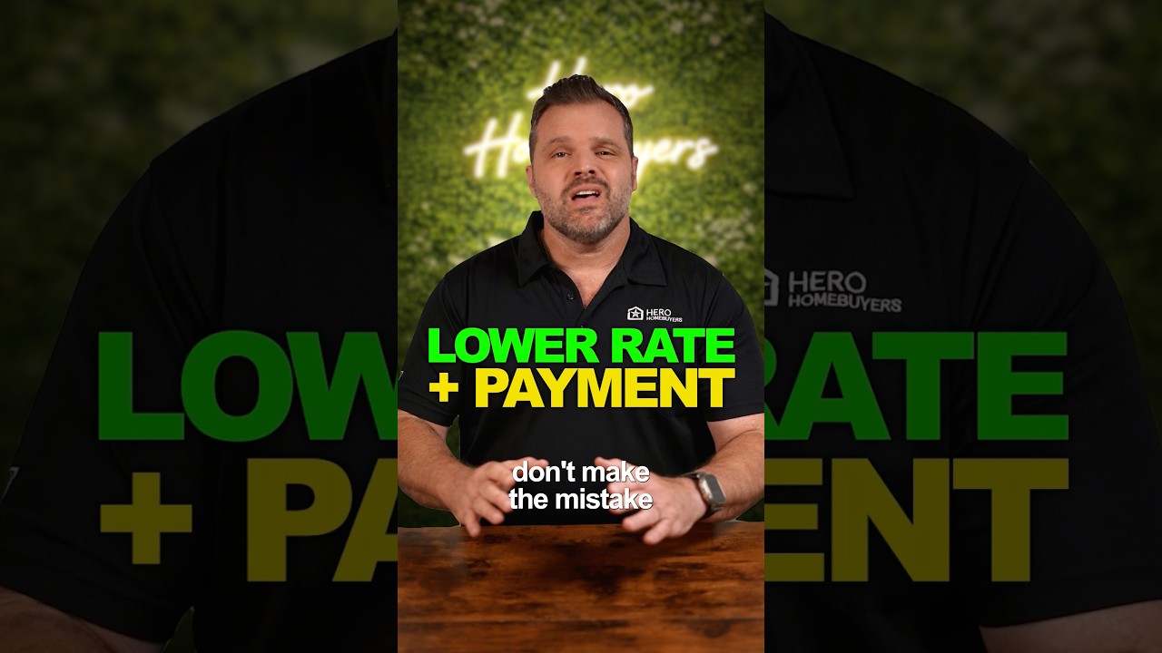 Mortgage Trick Lowers Your Payment AND Rate #realestate #mortgage #money #interestrates #shorts