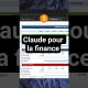 Claude pour la finance