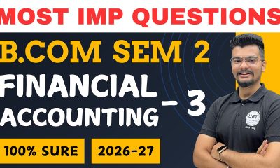 Financial Accounting - 3 | Bcom Sem 2 As Per NEP | Gujarat University | UGT