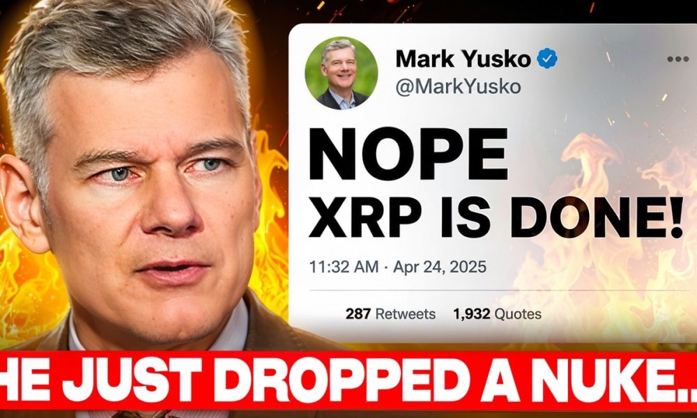 “MARK YUSKO JUST DROPPED A NUKE ON XRP & CRYPTO ASSETS- BANKS WIN