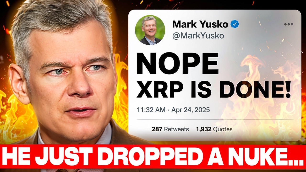 “MARK YUSKO JUST DROPPED A NUKE ON XRP & CRYPTO ASSETS- BANKS WIN