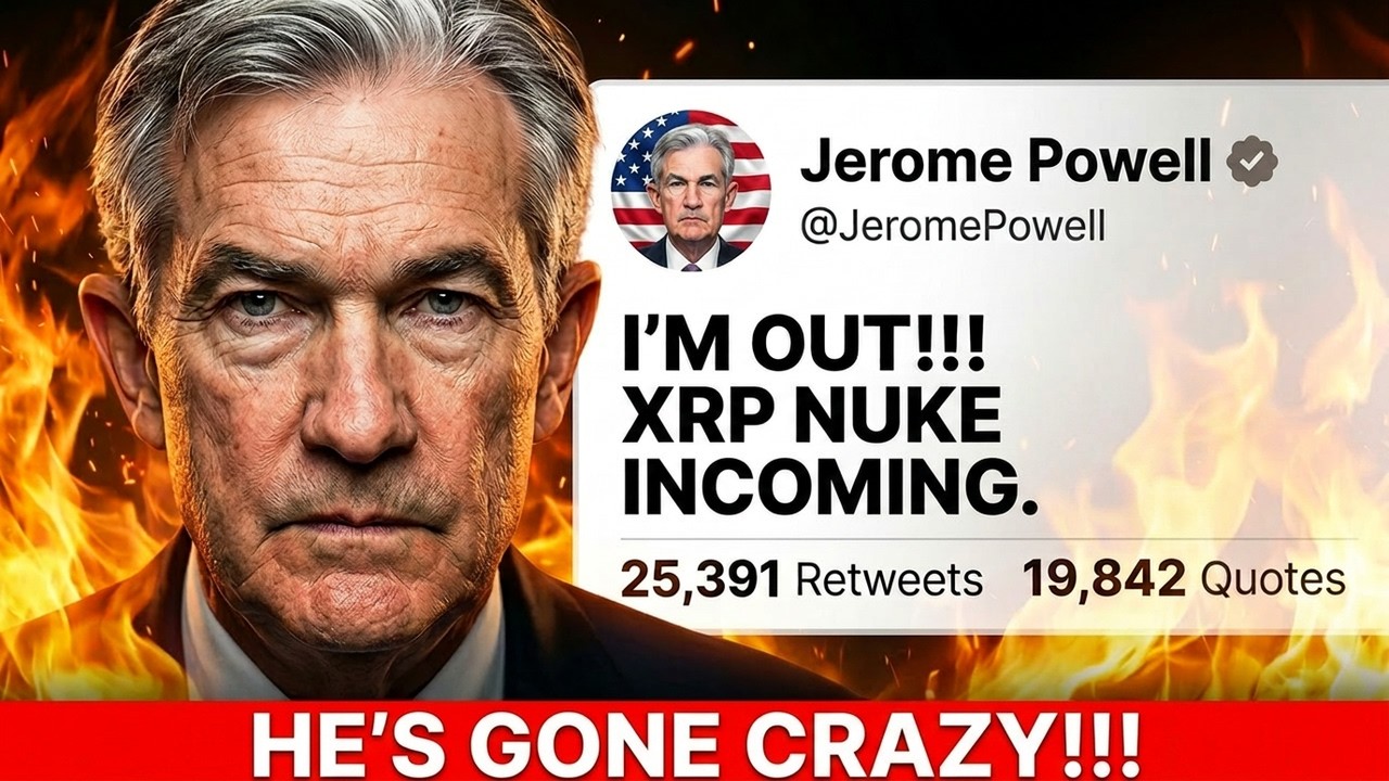 JEROME POWELL DROPPED AN XRP NUKE AFTER FED RESERVE LEAVE... (HE'S GONE WILD)