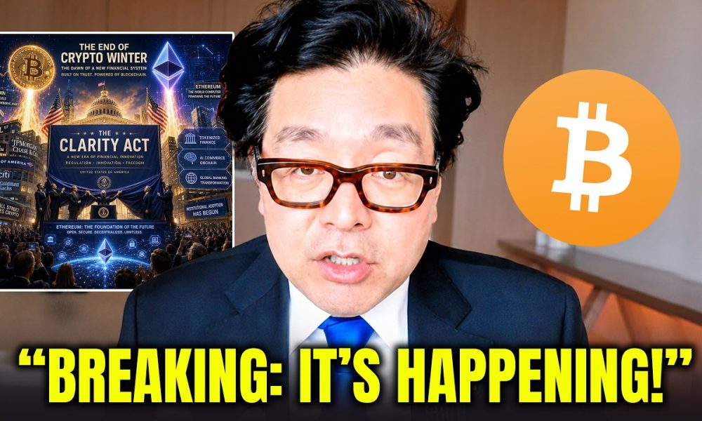 MASSIVE Clarity Act Update! This Is a HUGE Win for Bitcoin & Crypto - Tom Lee
