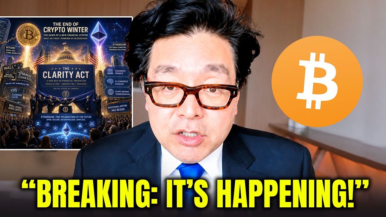 MASSIVE Clarity Act Update! This Is a HUGE Win for Bitcoin & Crypto - Tom Lee