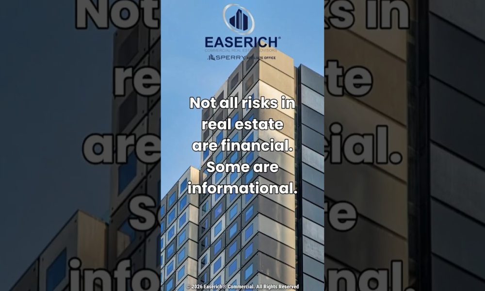 Not all risks in real estate are financial, some are informational. #SmartInvesting #Easerich