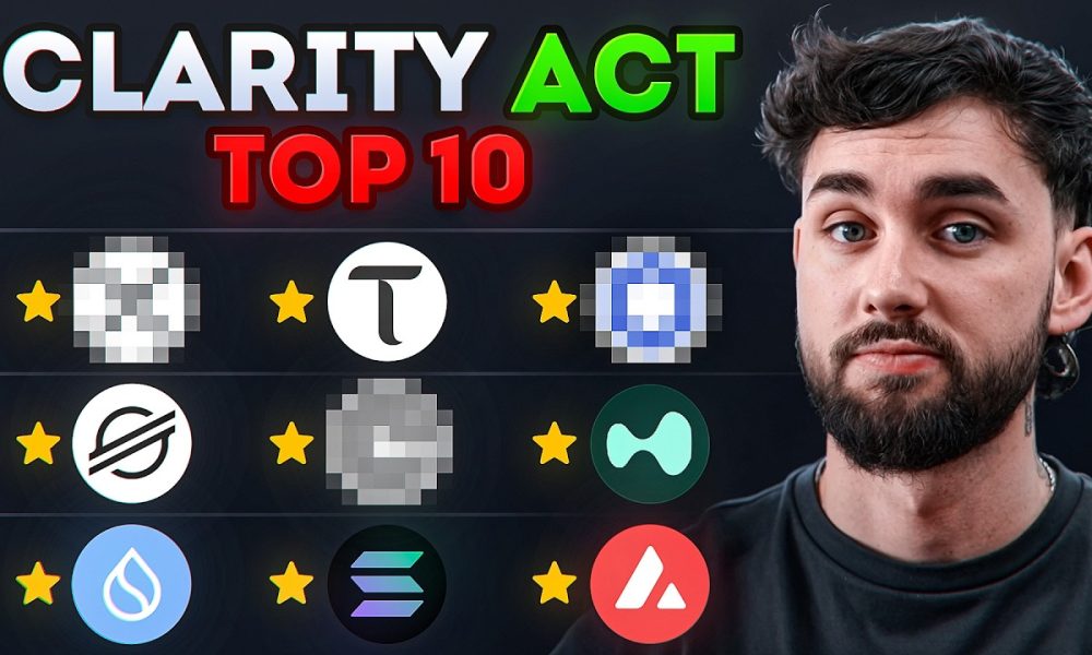 10 Altcoins First in Line for Billions. (The Clarity Act)