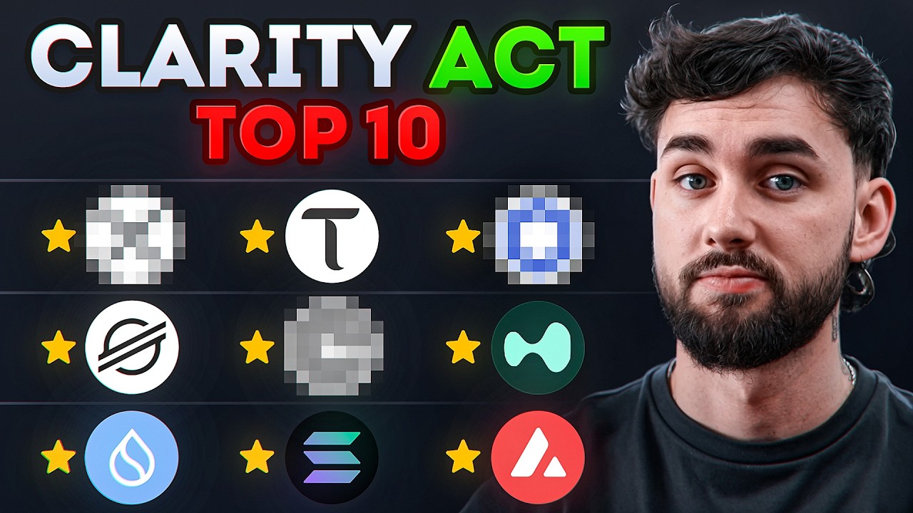 10 Altcoins First in Line for Billions. (The Clarity Act)